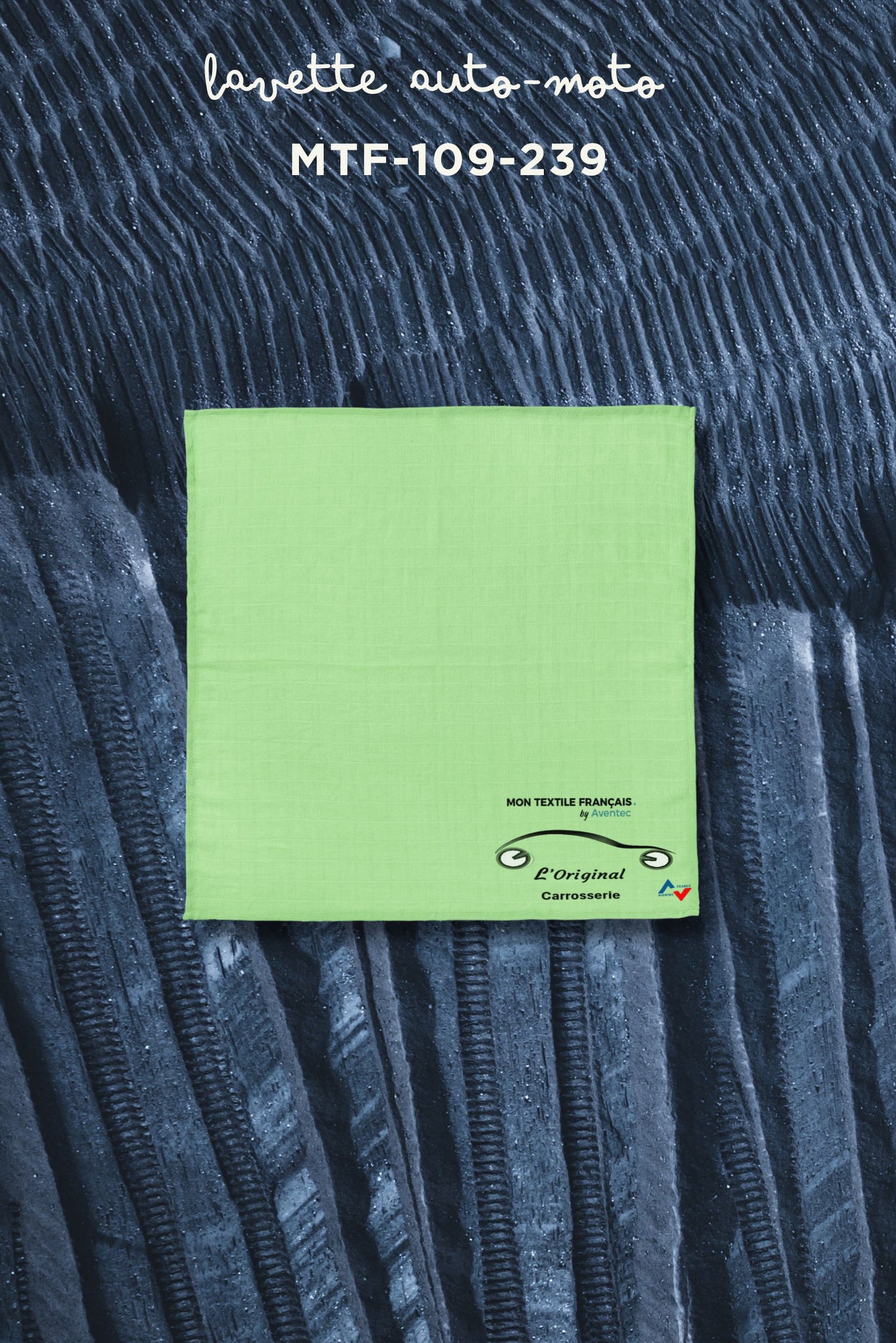 Chamoisine microfibre Auto-Moto Carrosserie – Séchage parfait sans micro-rayures | MTF 109-239 - MontextileFrancais