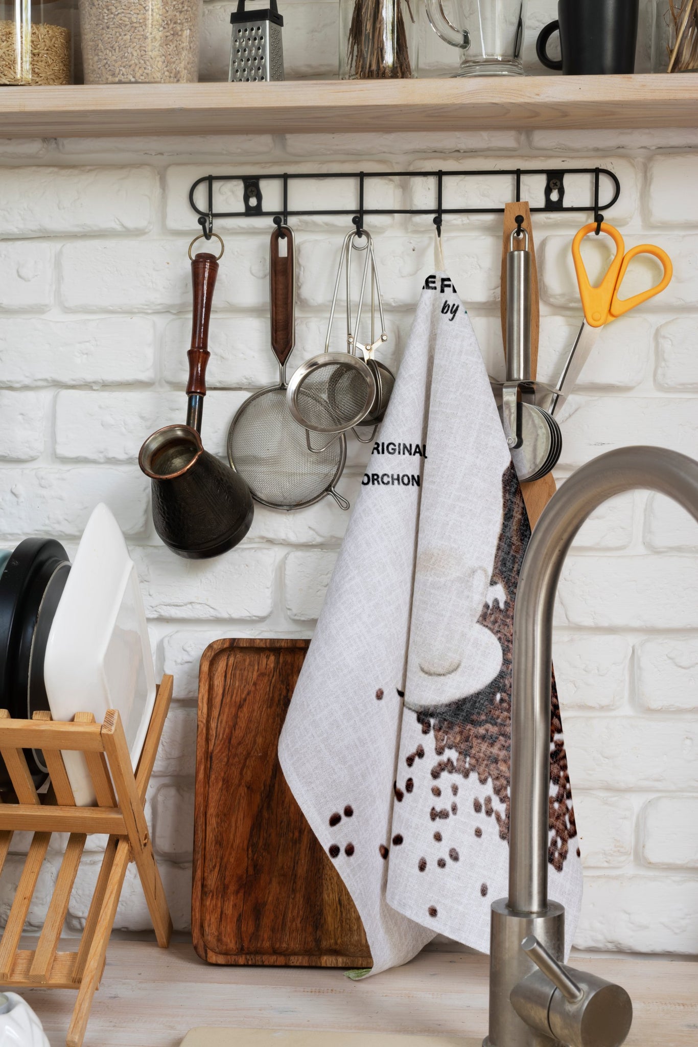 Torchon de cuisine ultra-absorbant Mon Textile Français – 70 x 50 cm – Aspect satiné | MTF 101-65 - MontextileFrancais